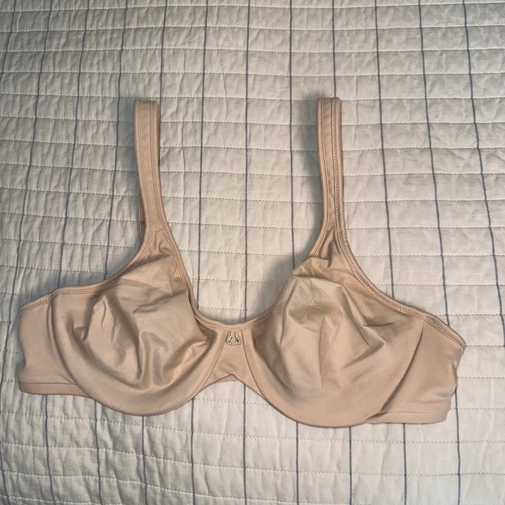 Bali Passion for Comfort Underwire Bra 3383 Nude Beige Women 34C Full Coverage